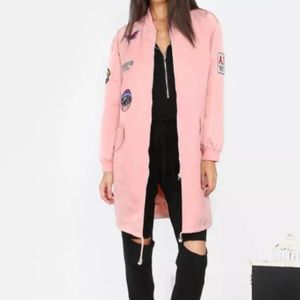 Pink Long Sleeve Jacket w/ Pockets